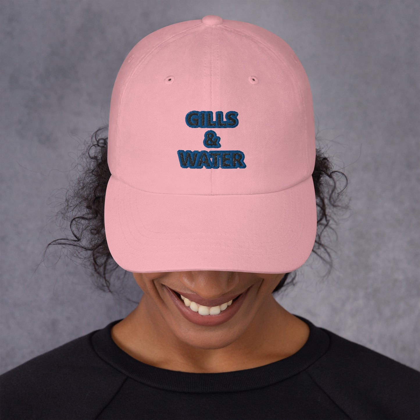 Coastal Crest: Gills and Water Dad Hat