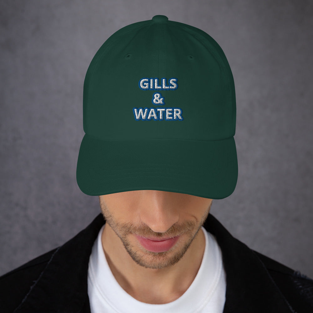 Coastal Crest: Gills and Water Dad Hat