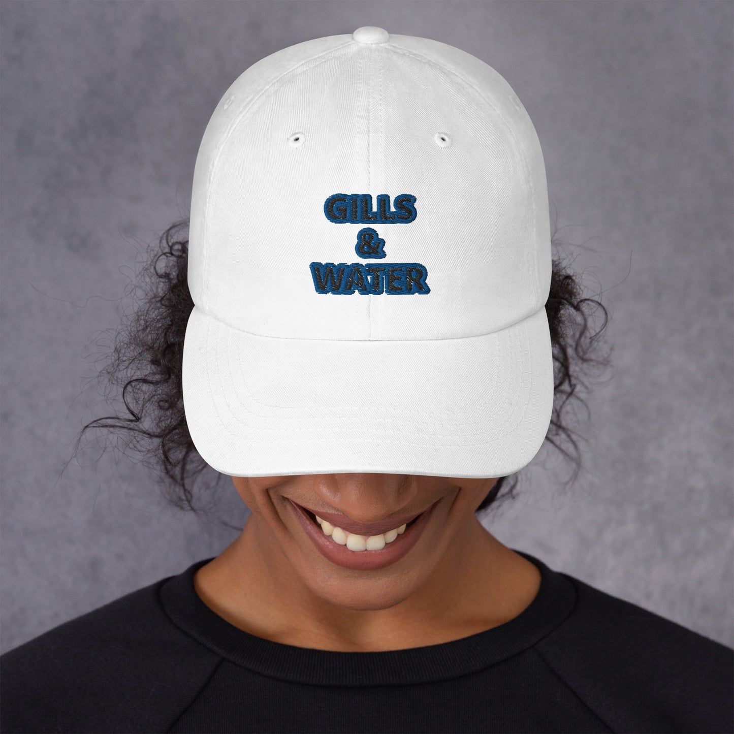 Coastal Crest: Gills and Water Dad Hat