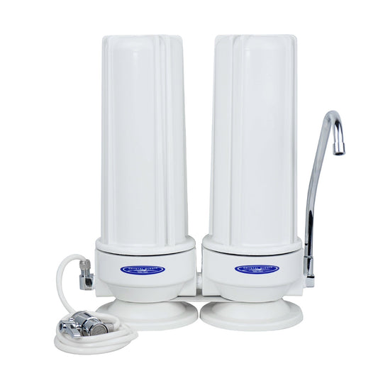 Gills & Water Alkaline Countertop Water Filter System | Crystal Quest®