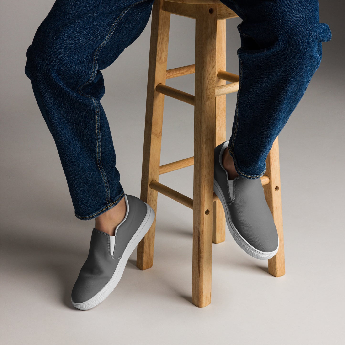 AquaFlow Men's Canvas Slip-Ons: Gills & Water Edition