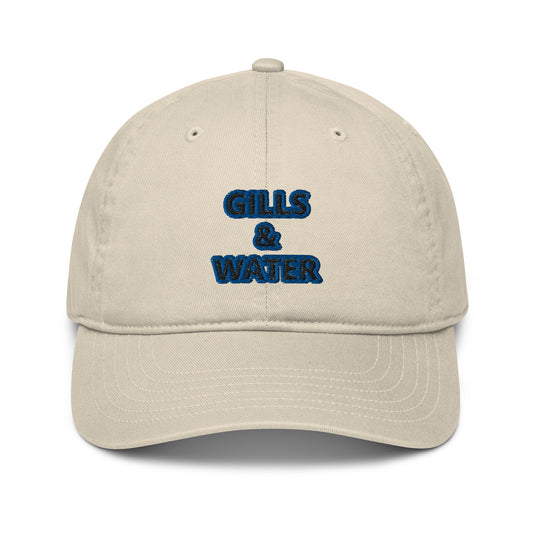 Organic Shoreline: Gills and Water Organic Baseball Cap