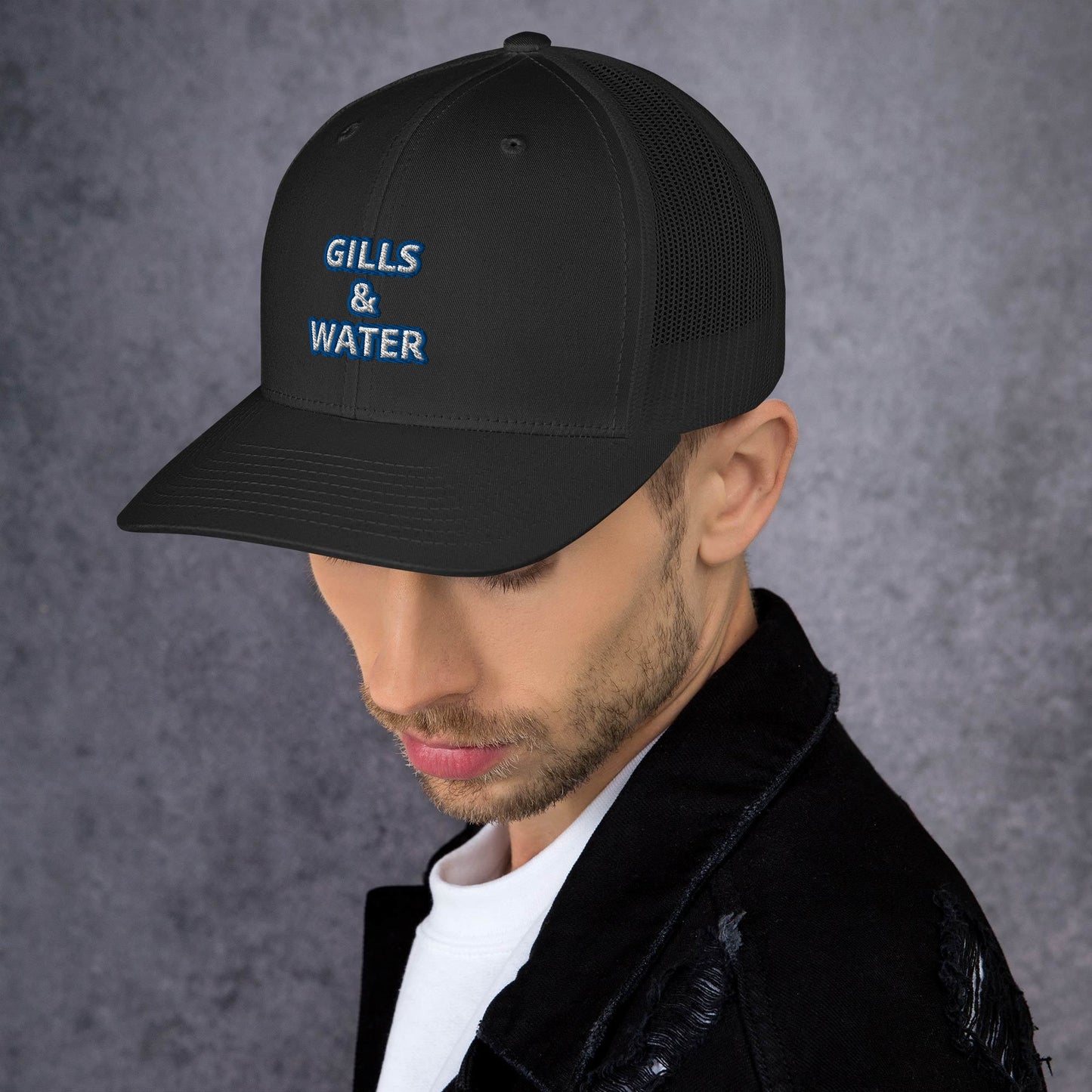 WaveRider: Gills and Water Trucker Hat