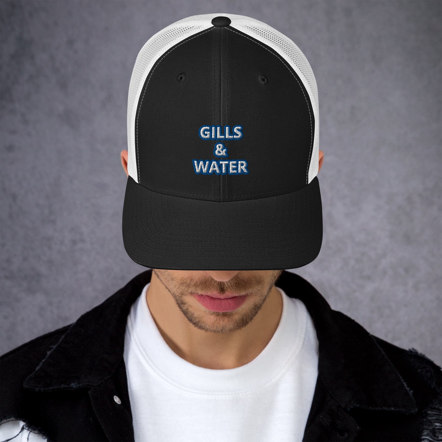 WaveRider: Gills and Water Trucker Hat