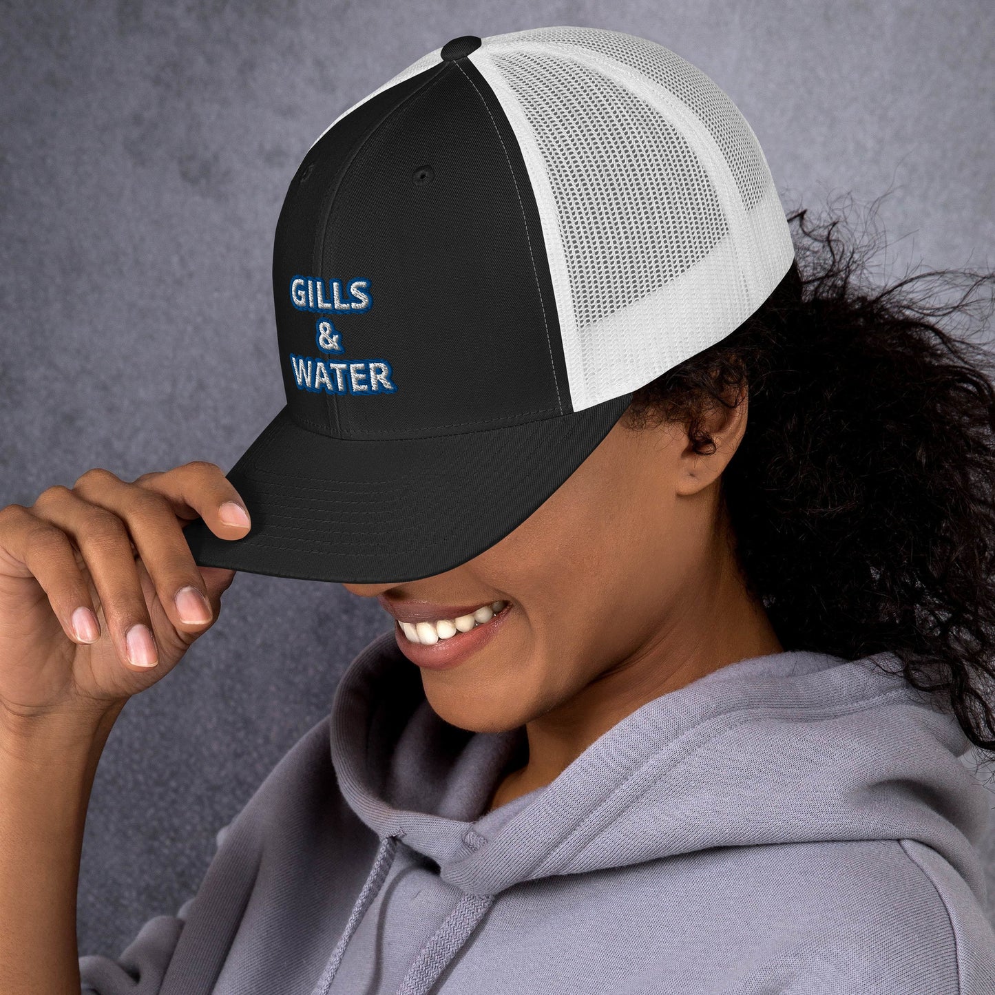 WaveRider: Gills and Water Trucker Hat