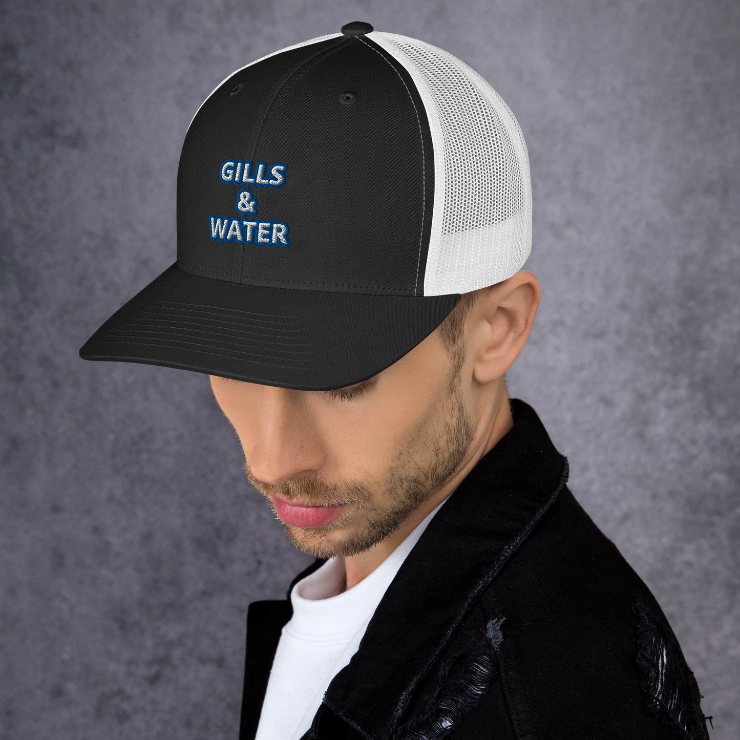 WaveRider: Gills and Water Trucker Hat