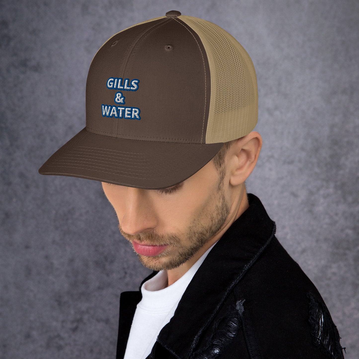 WaveRider: Gills and Water Trucker Hat