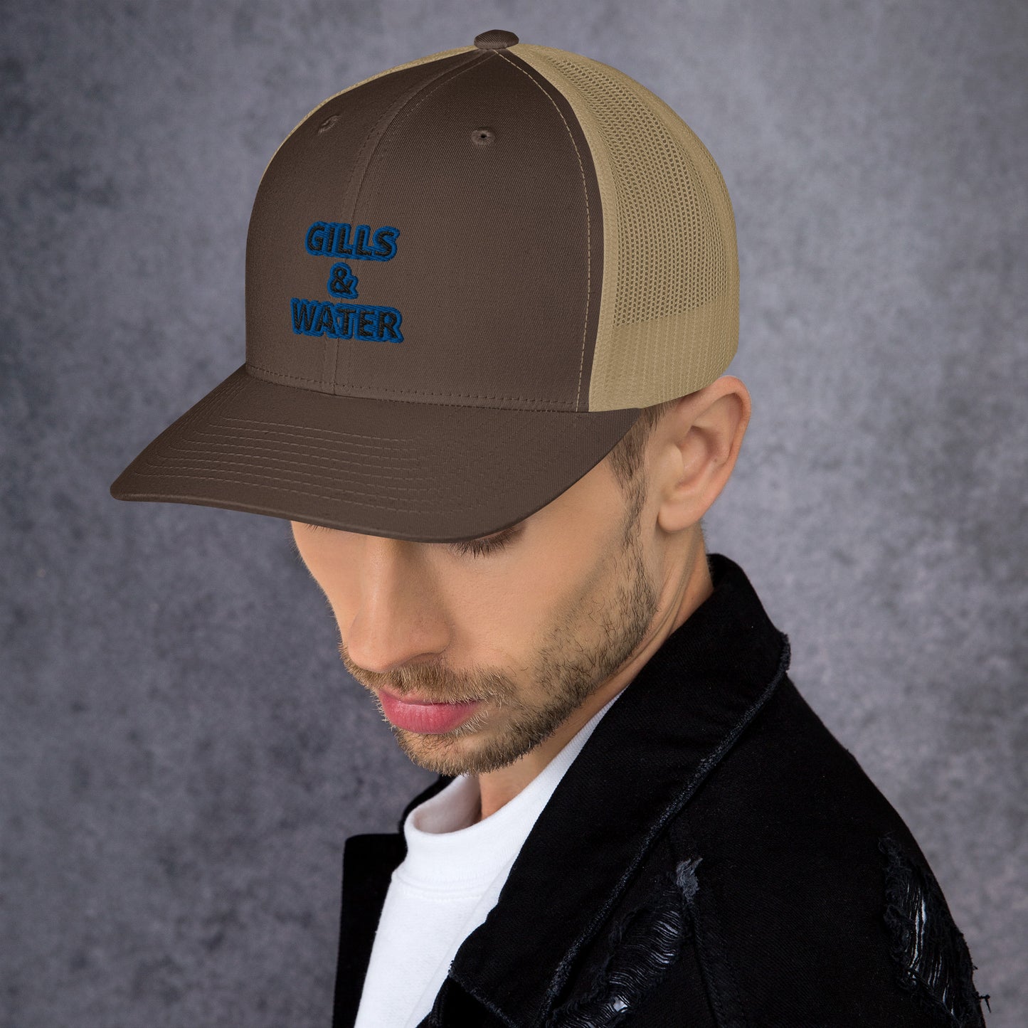 WaveRider: Gills and Water Trucker Hat