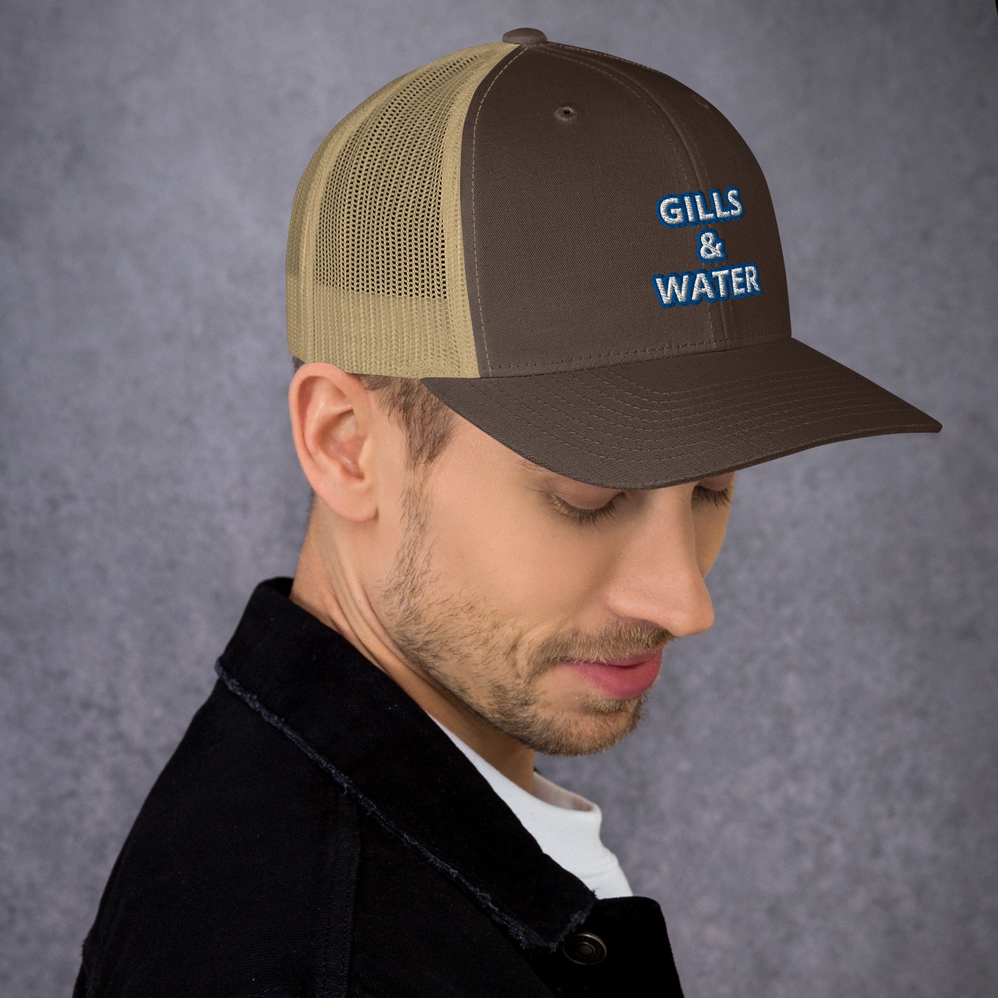 WaveRider: Gills and Water Trucker Hat