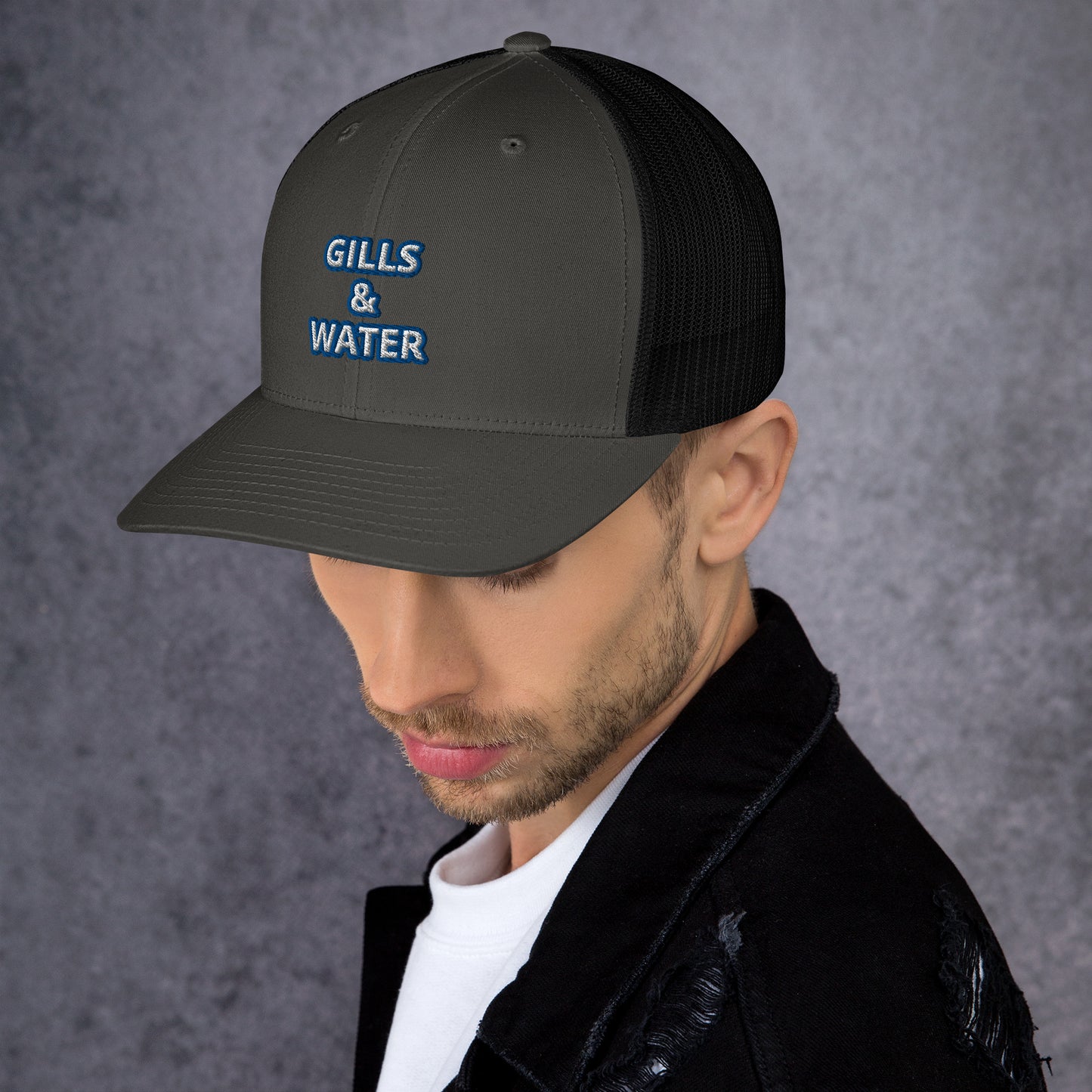 WaveRider: Gills and Water Trucker Hat