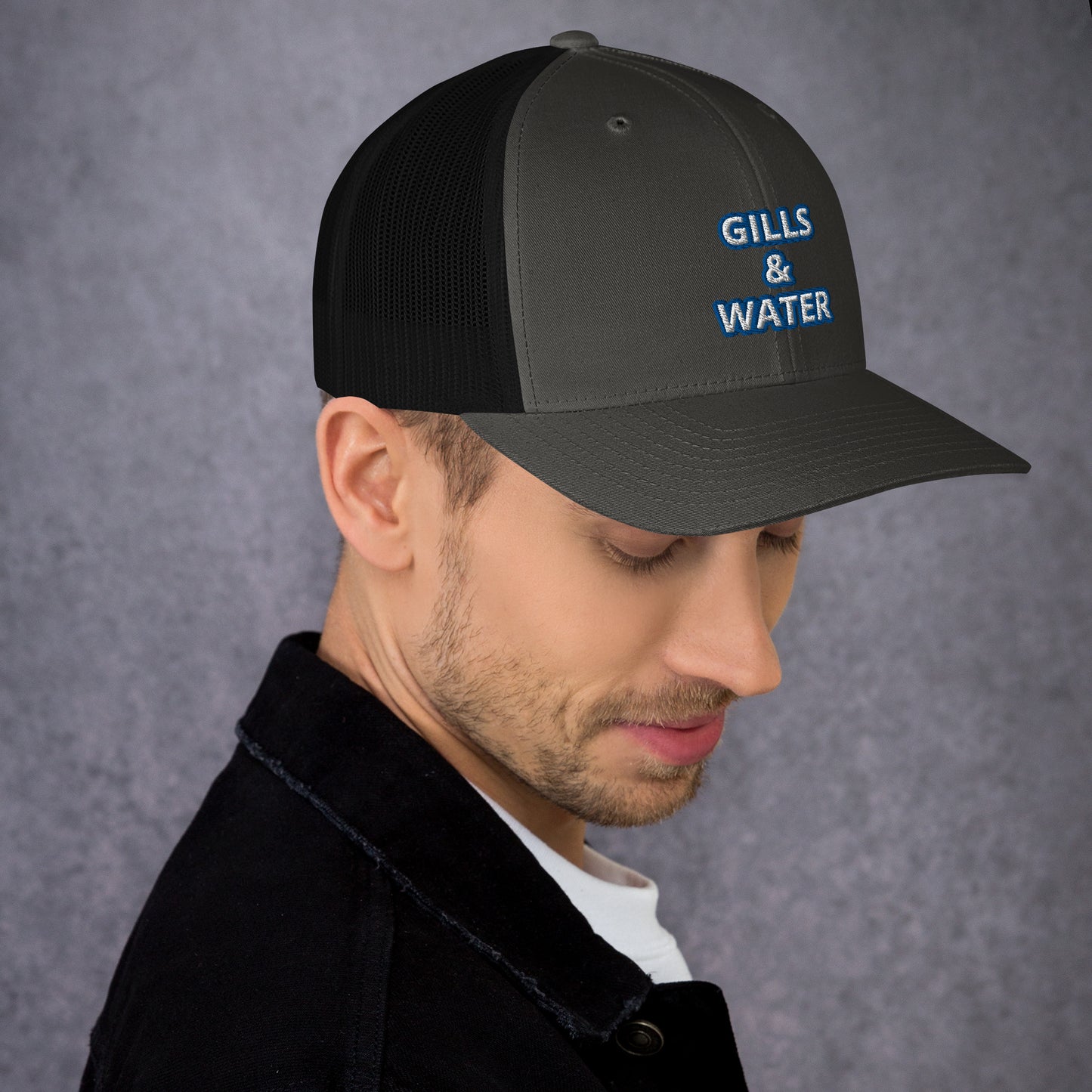 WaveRider: Gills and Water Trucker Hat