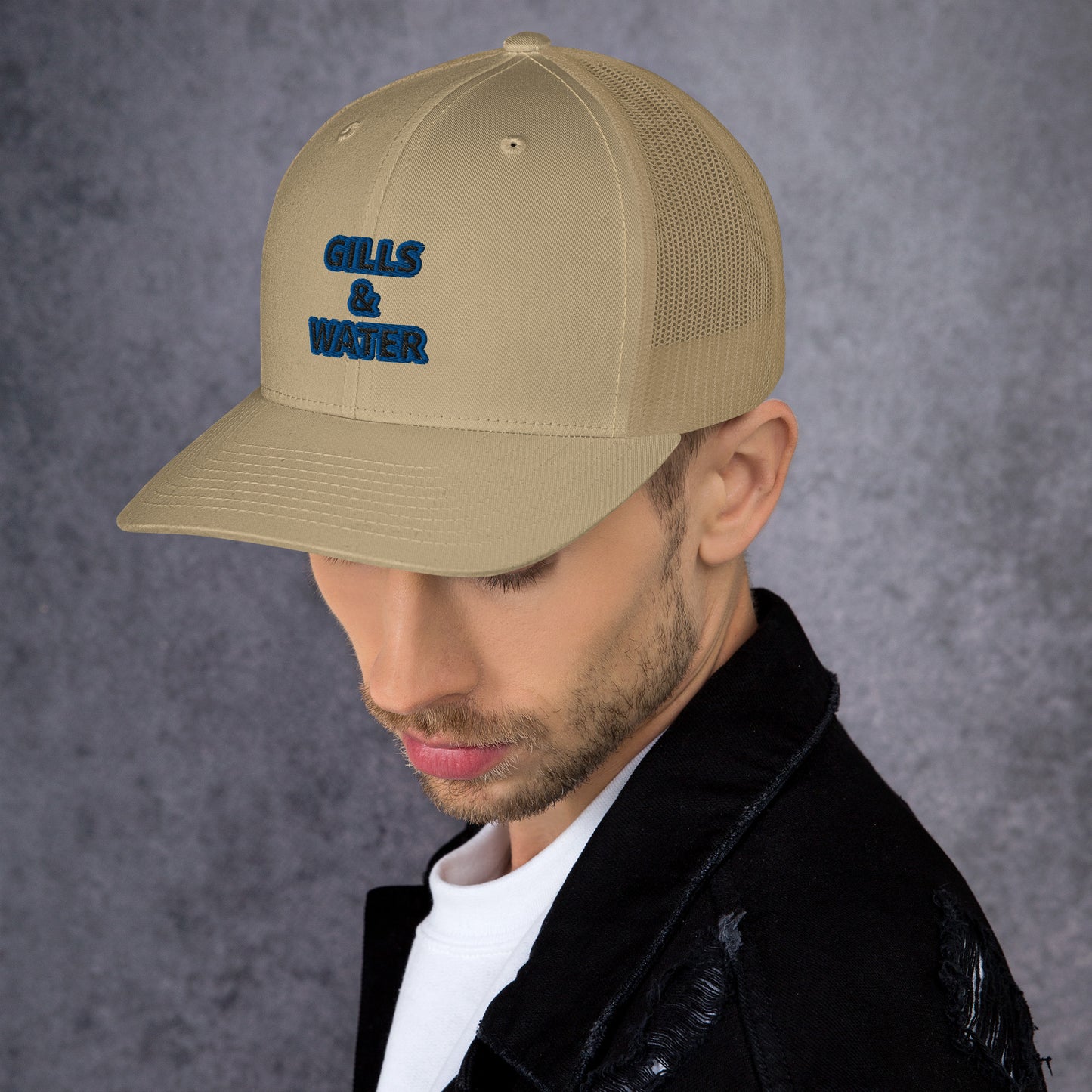 WaveRider: Gills and Water Trucker Hat