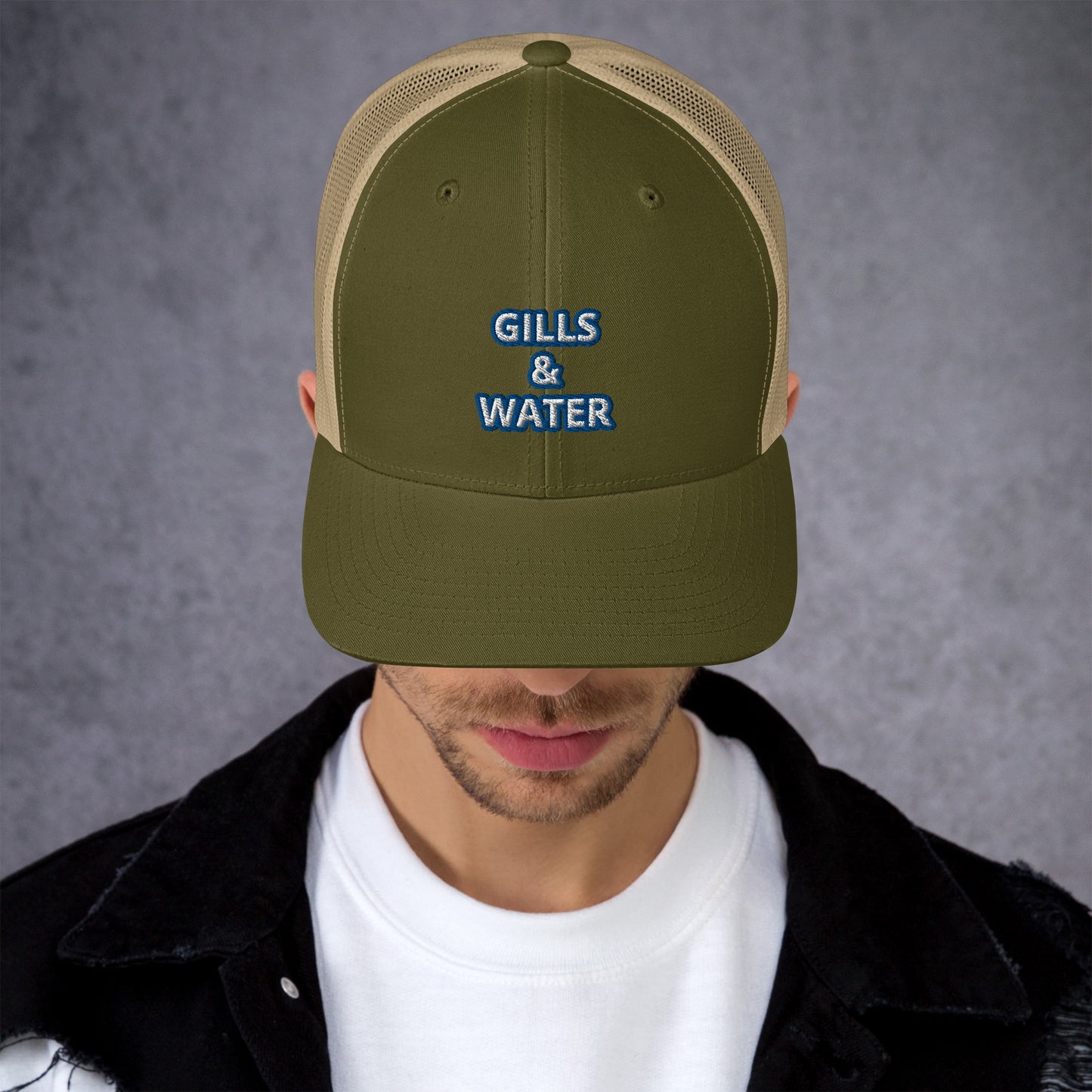 WaveRider: Gills and Water Trucker Hat