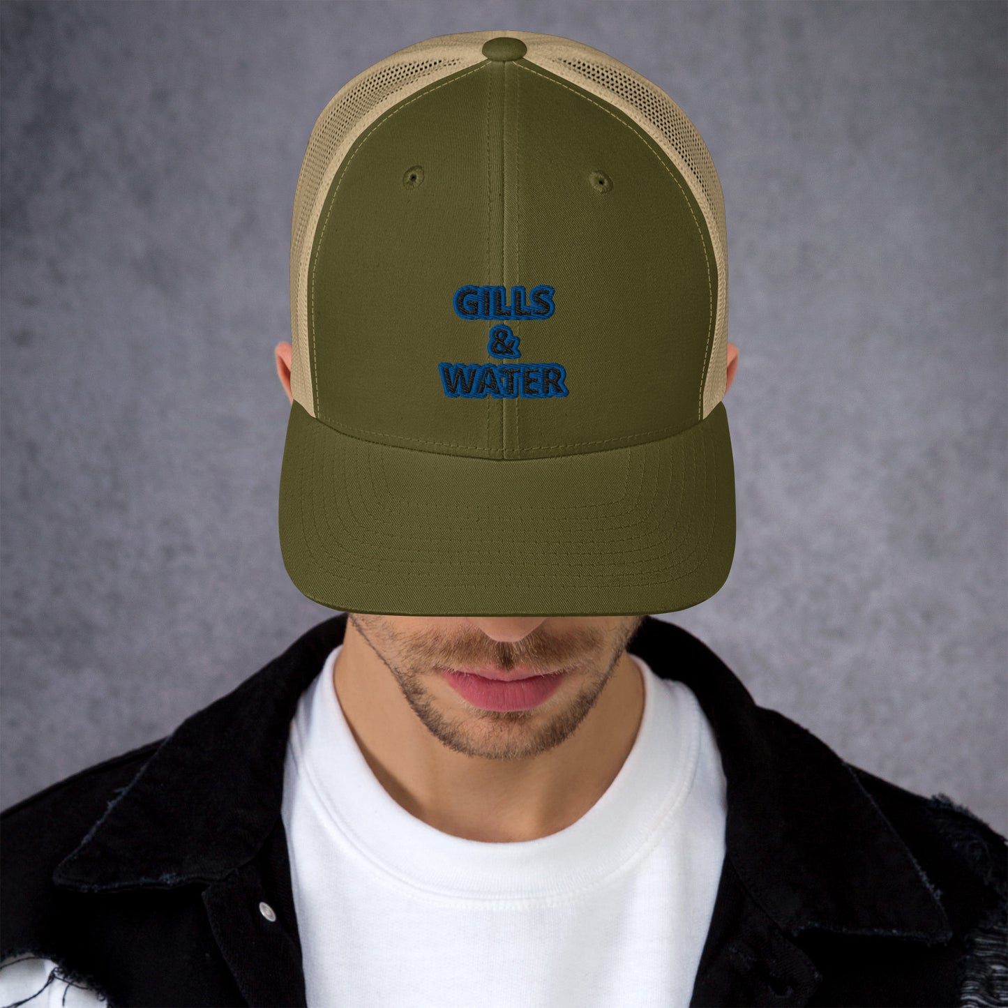 WaveRider: Gills and Water Trucker Hat