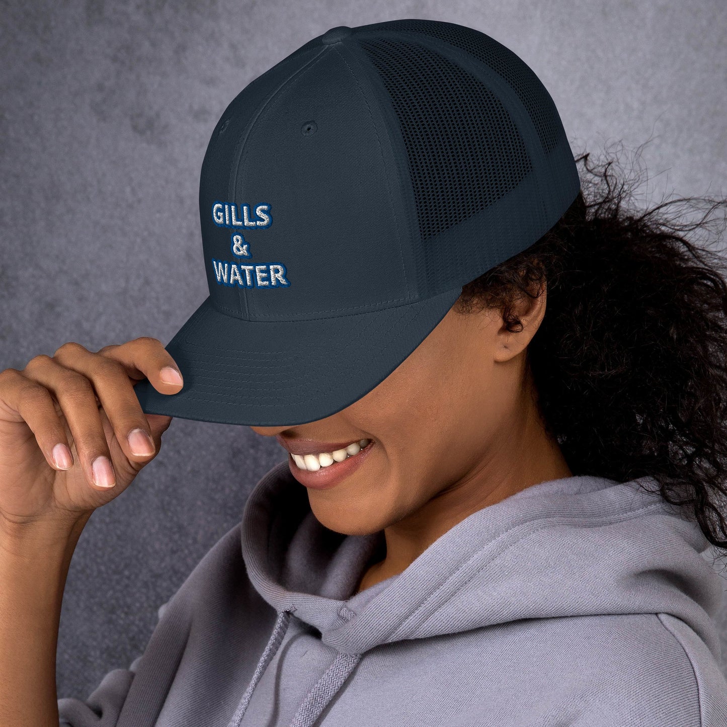 WaveRider: Gills and Water Trucker Hat