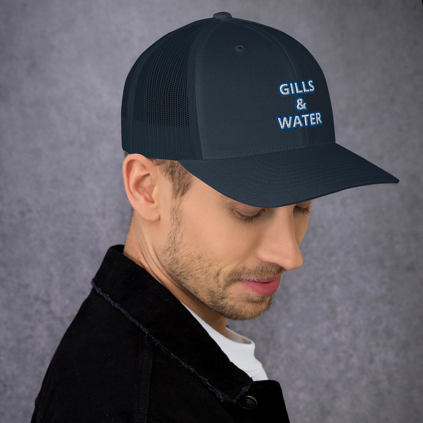 WaveRider: Gills and Water Trucker Hat