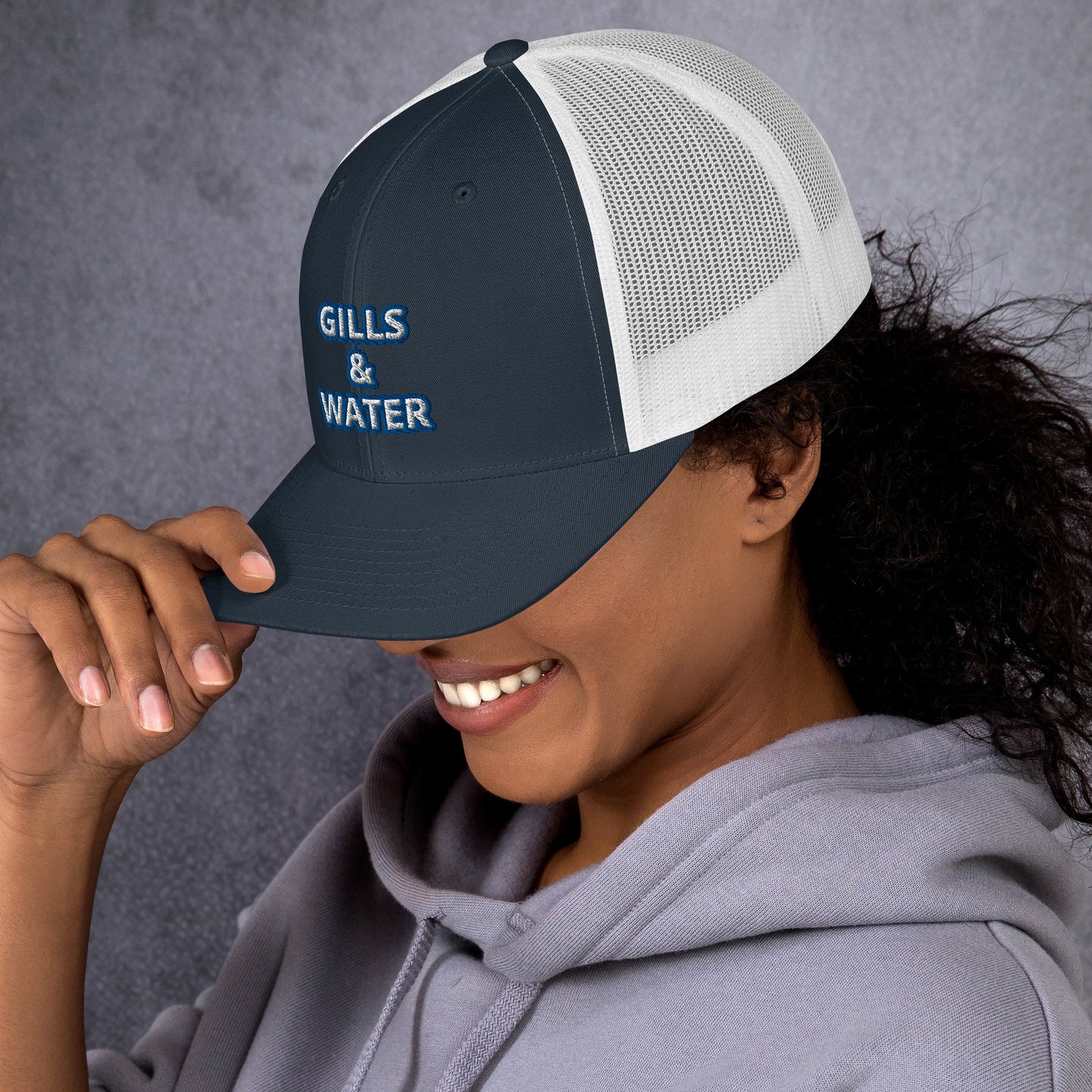 WaveRider: Gills and Water Trucker Hat