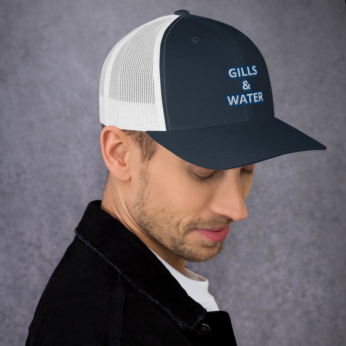 WaveRider: Gills and Water Trucker Hat