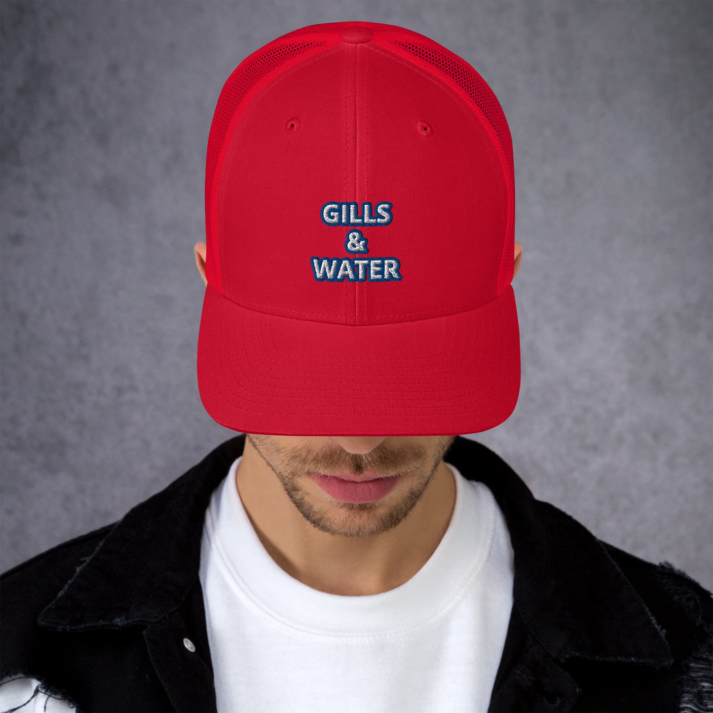 WaveRider: Gills and Water Trucker Hat