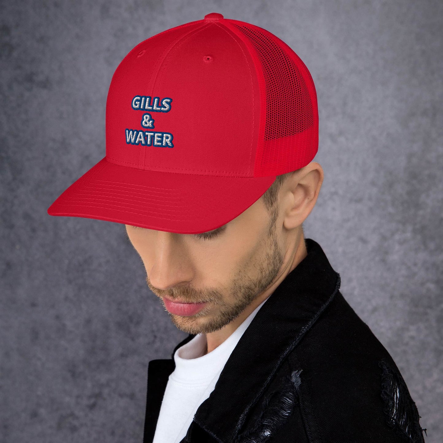 WaveRider: Gills and Water Trucker Hat