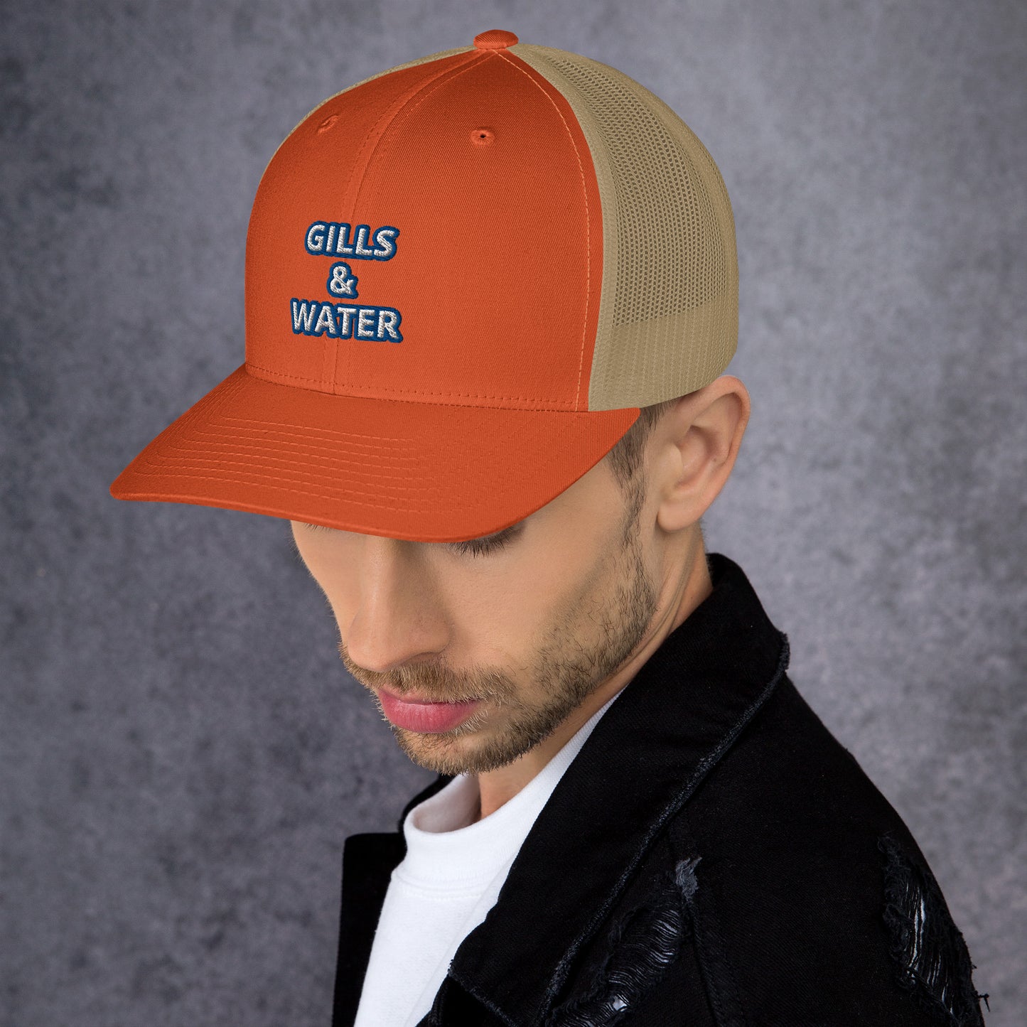 WaveRider: Gills and Water Trucker Hat