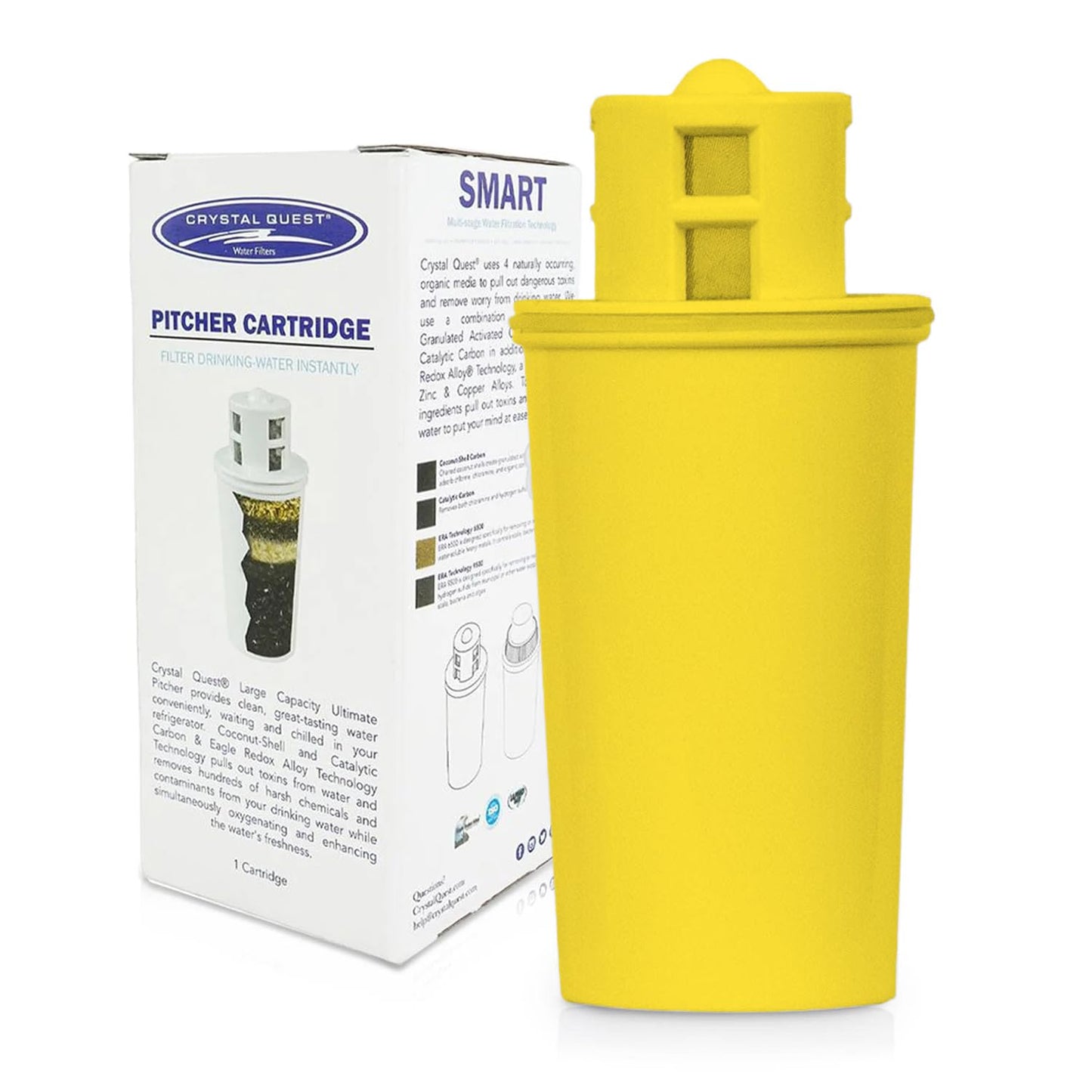 Gills & Water Replacement SMART/Fluoride Removal Water Pitcher Cartridge