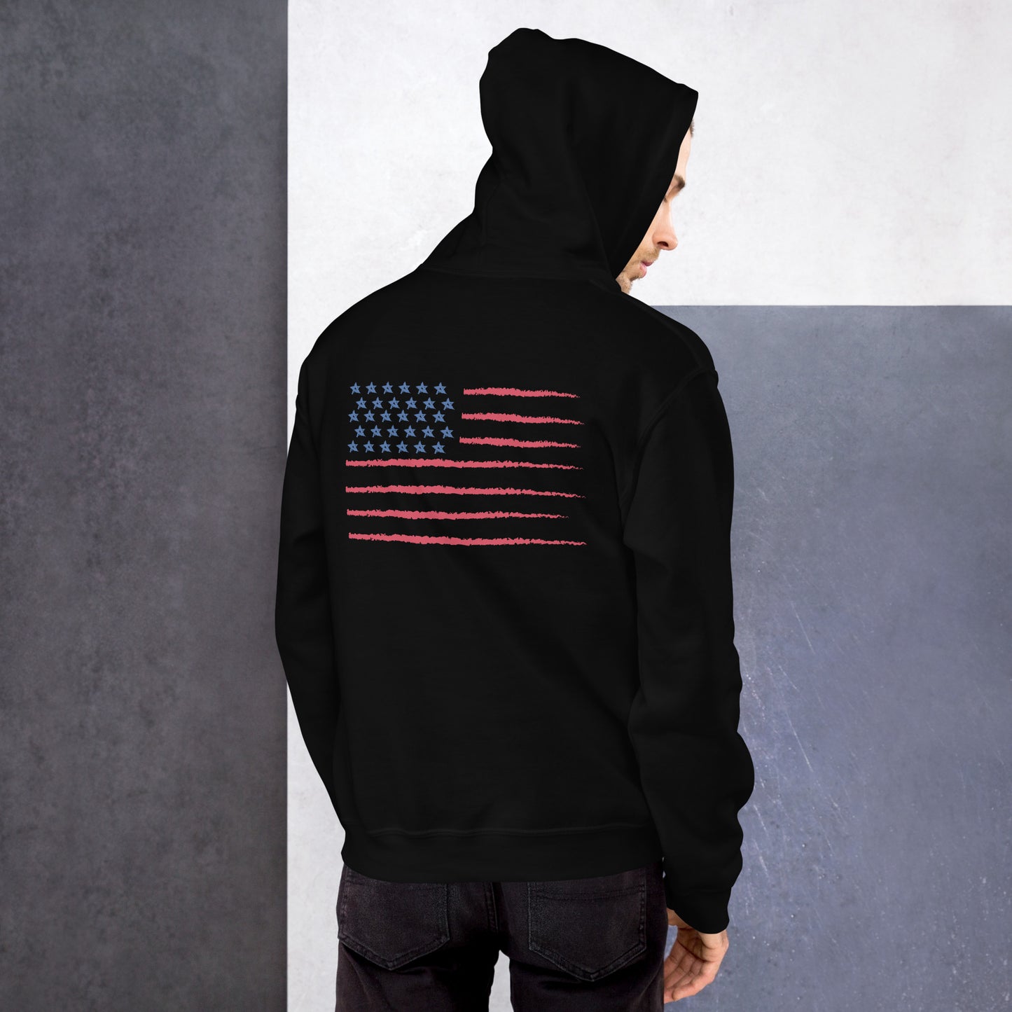 Marine Breeze Unisex Pullover Hoodie Patriot Edition