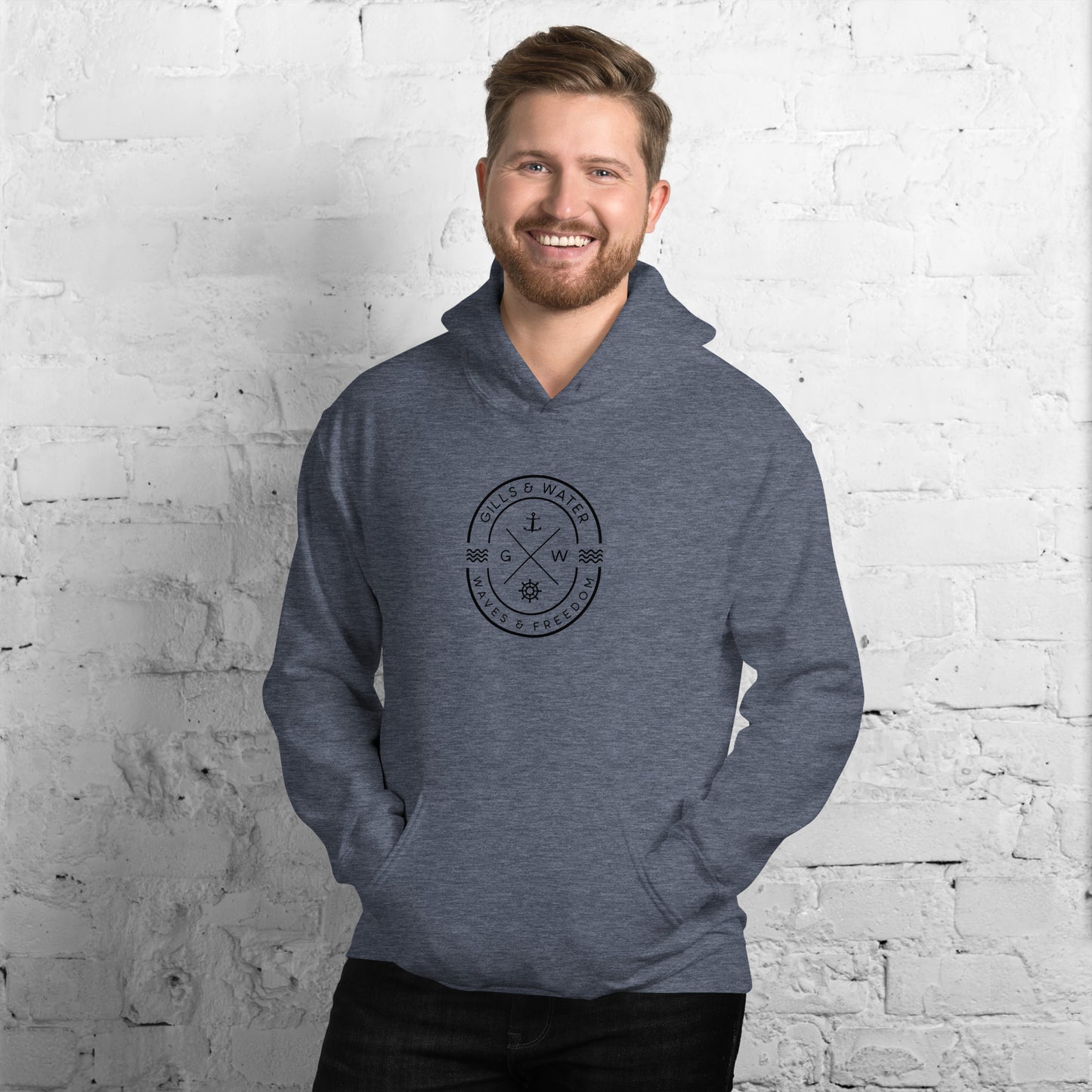 Marine Breeze Unisex Pullover Hoodie Irish Edition