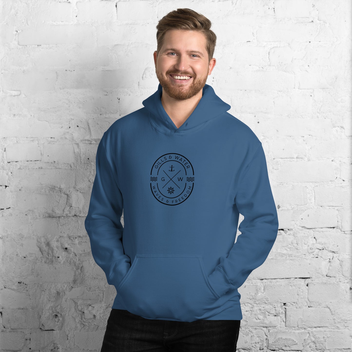 Marine Breeze Unisex Pullover Hoodie Irish Edition