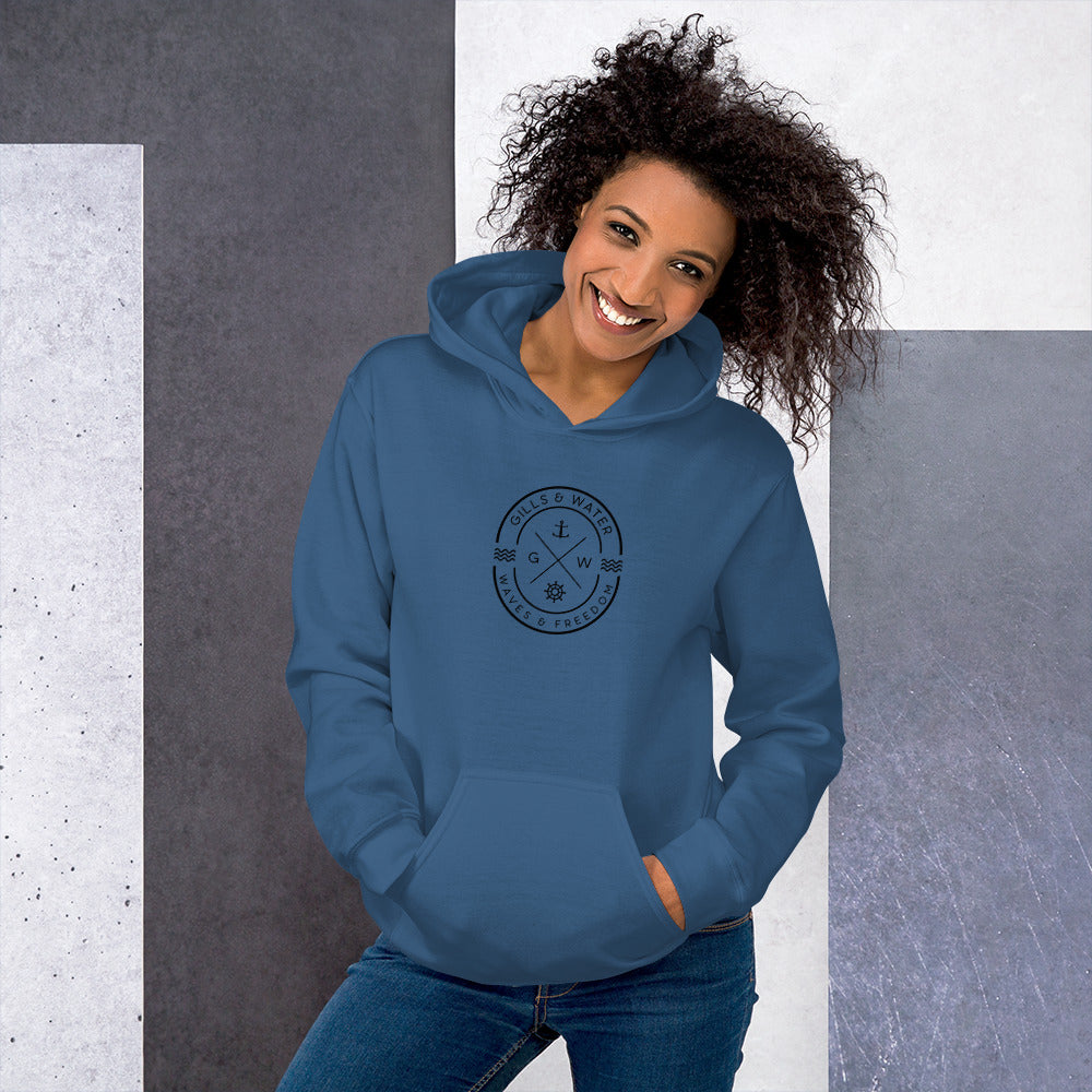 Marine Breeze Unisex Pullover Hoodie Irish Edition