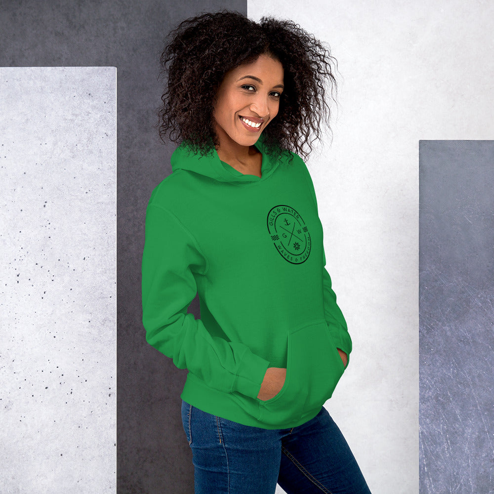 Marine Breeze Unisex Pullover Hoodie Irish Edition