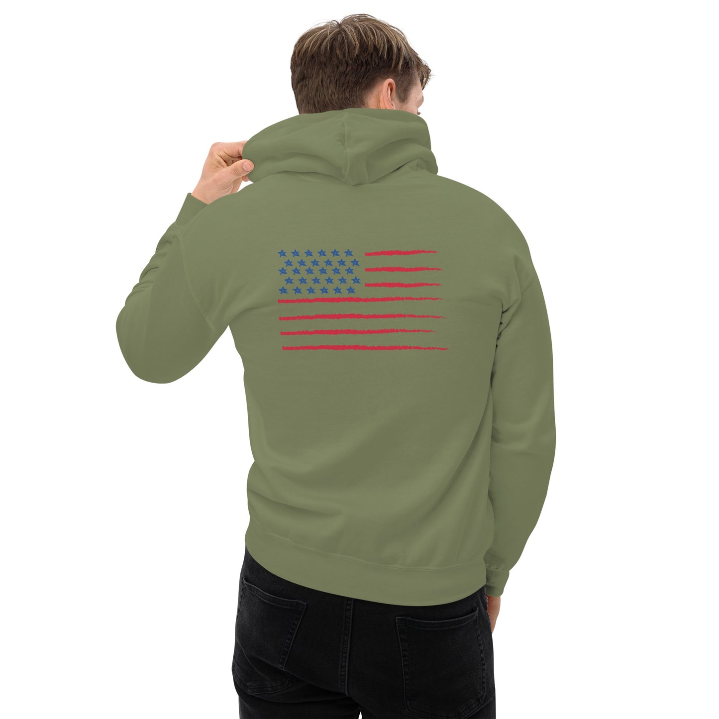 Marine Breeze Unisex Pullover Hoodie Patriot Edition