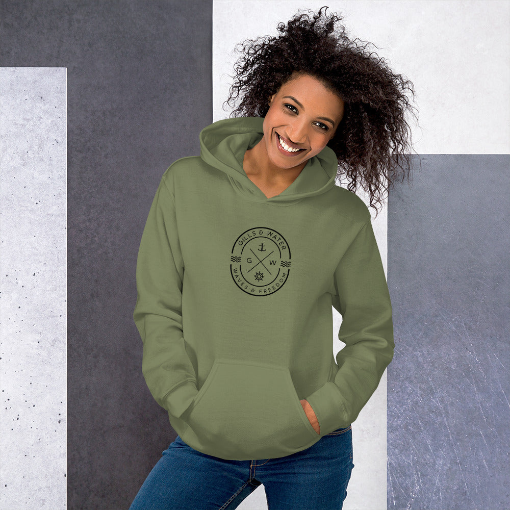 Marine Breeze Unisex Pullover Hoodie Irish Edition