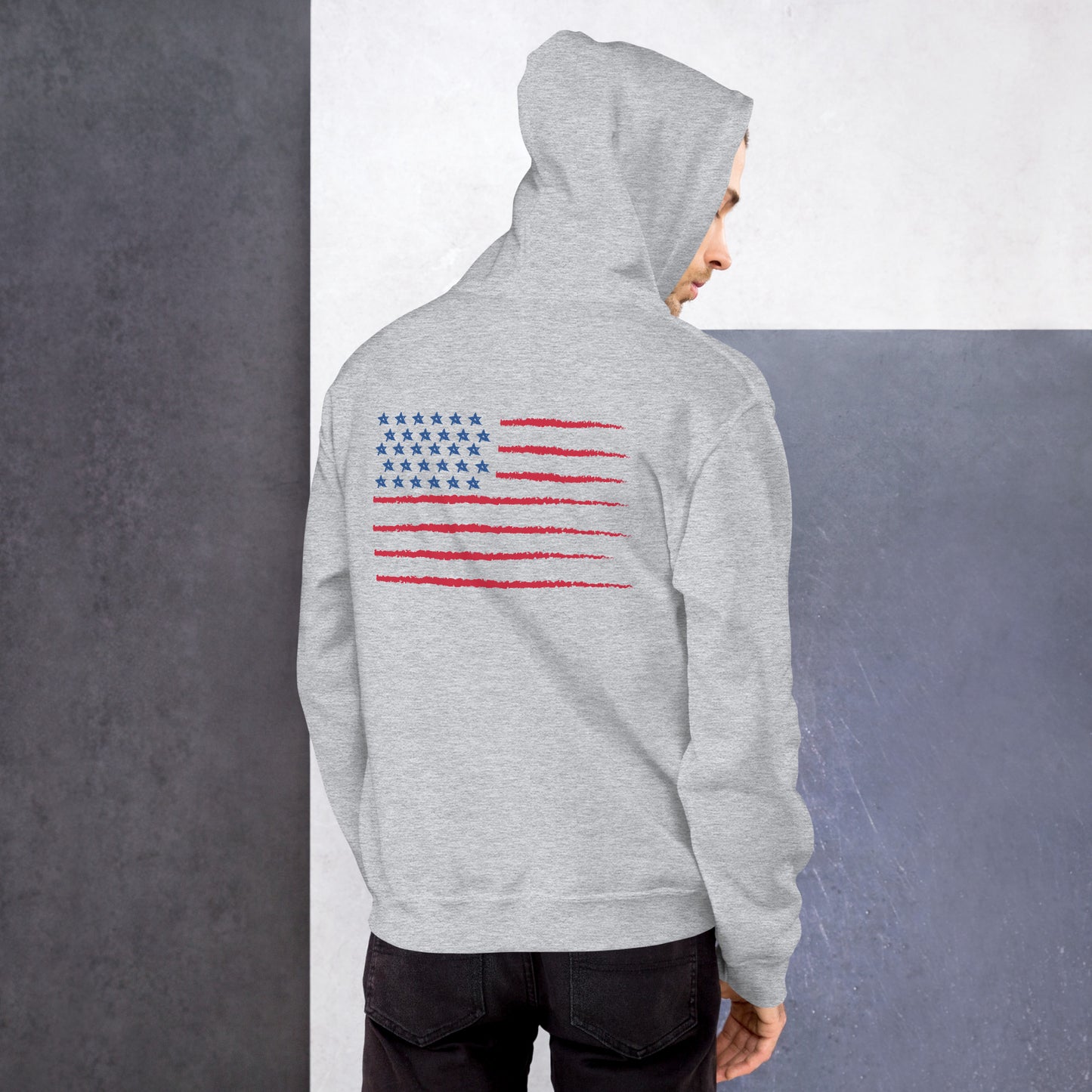 Marine Breeze Unisex Pullover Hoodie Patriot Edition