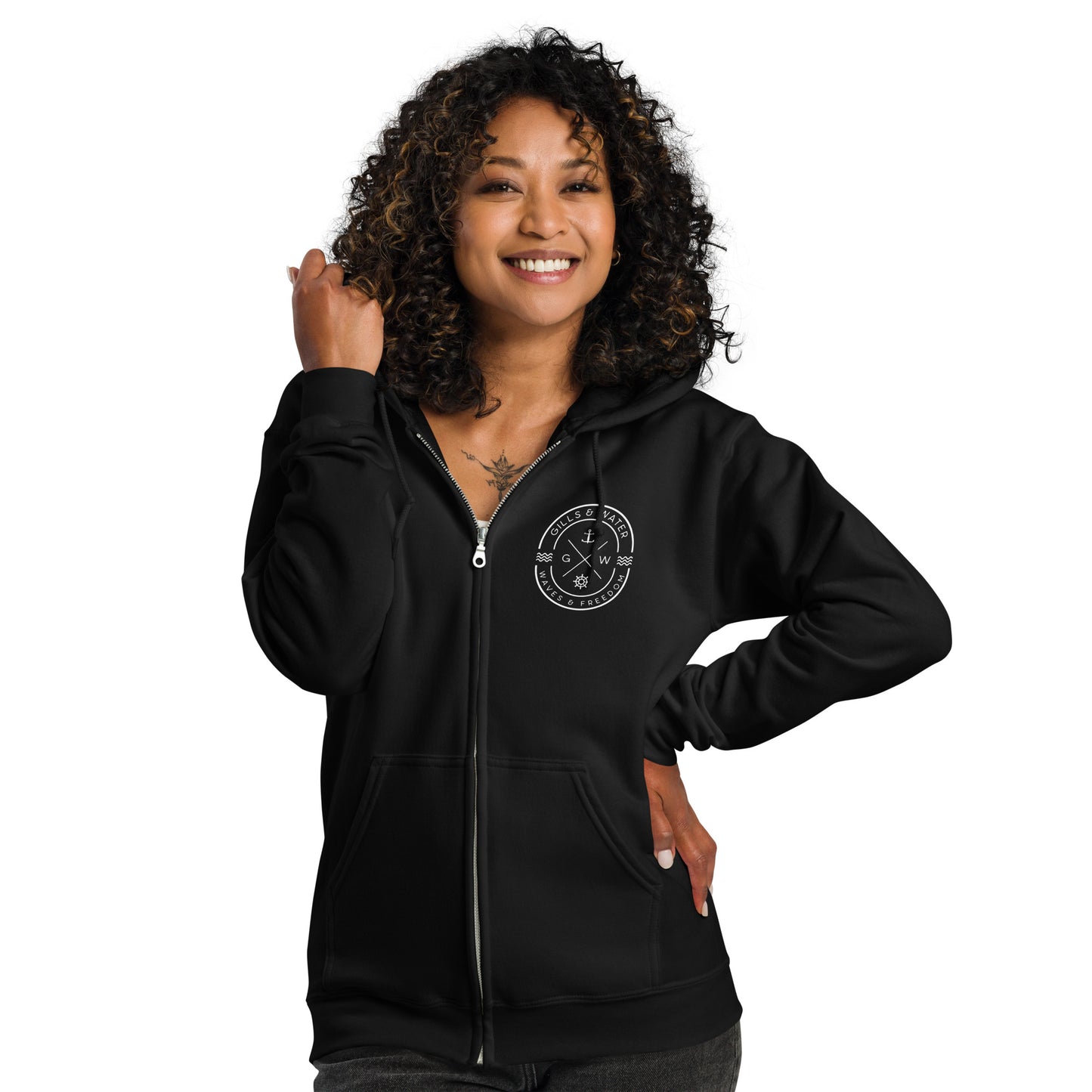 Deep Currents Unisex Heavy Blend Zip Hoodie