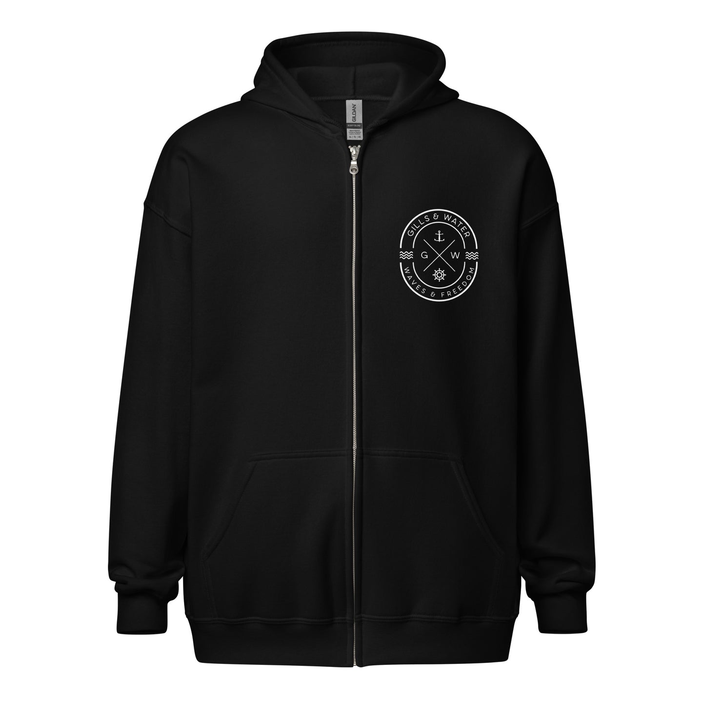 Deep Currents Unisex Heavy Blend Zip Hoodie