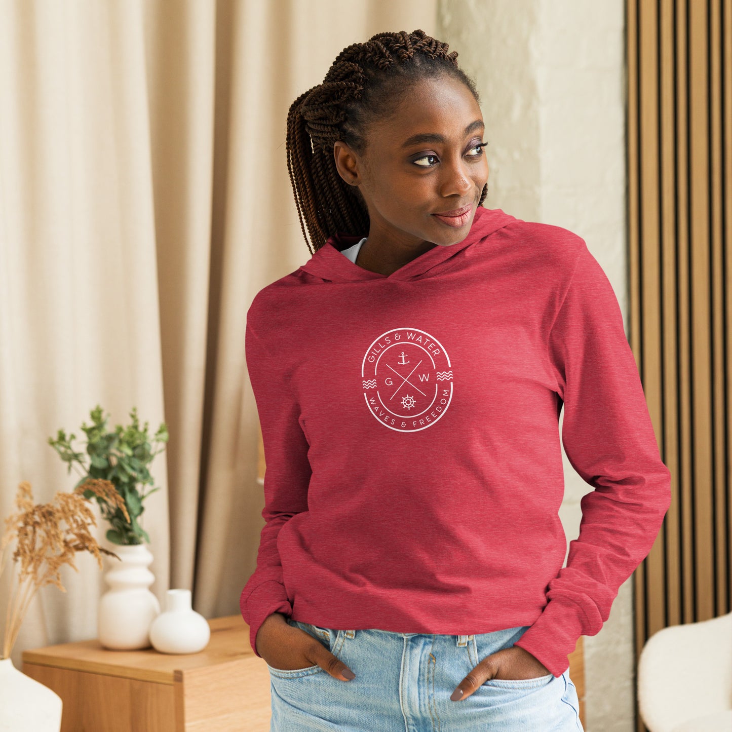 Seaside Charm Unisex Hooded Long Sleeve Tee