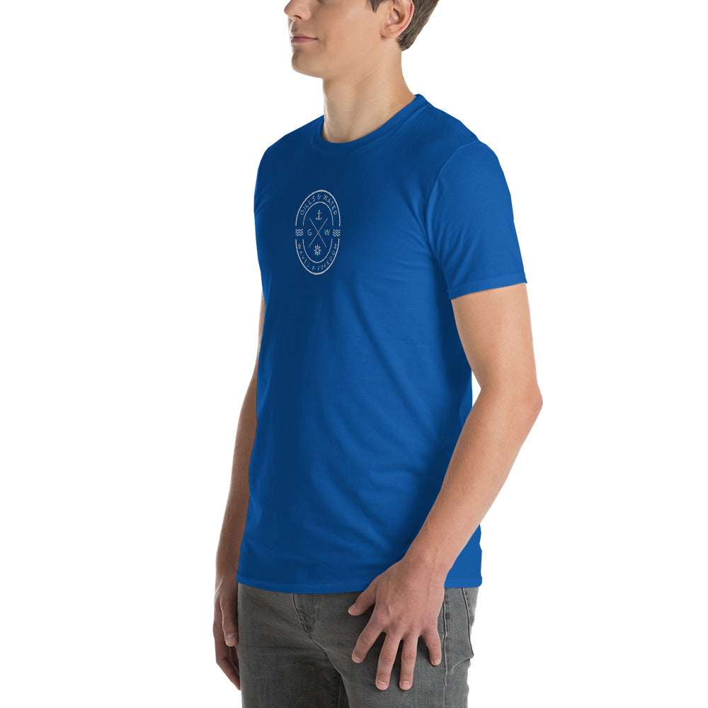 WaveCrush: Men's Heavyweight Tee by Gills and Water