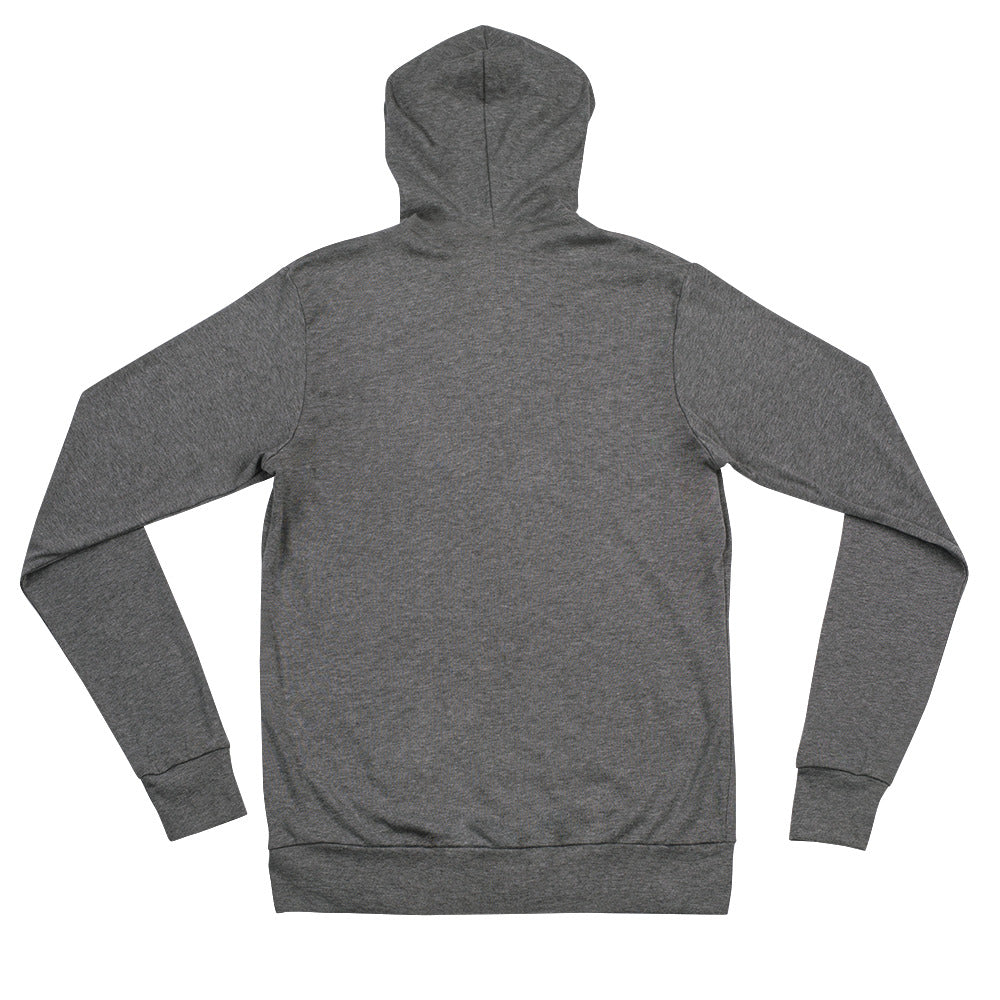 Seafarer's Breeze: Gills and Water Unisex Lightweight Zip Hoodie