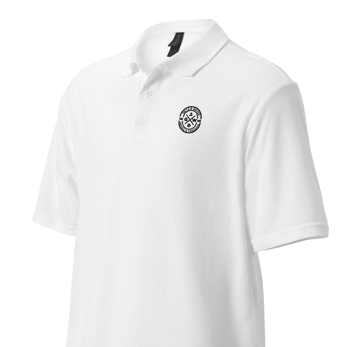 AquaBlend: Gills and Water Unisex Piqué Polo Shirt