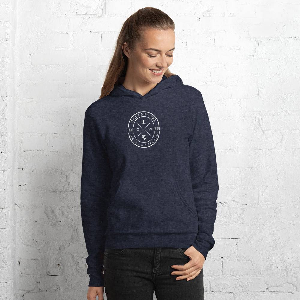 Marine Luxe Unisex Pullover Hoodie