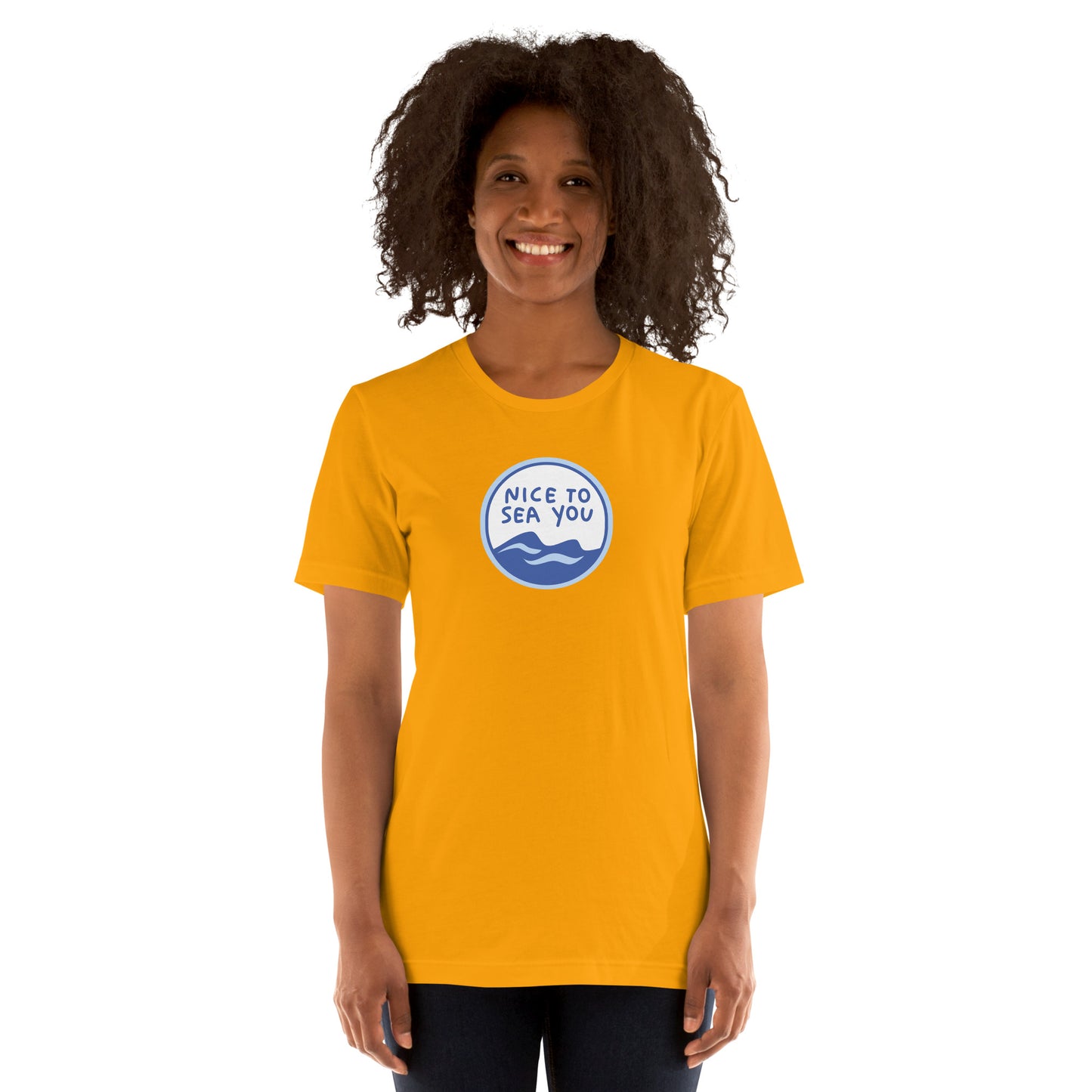 NICE TO SEA YOU: Premium Unisex t-shirt by Gills & Water