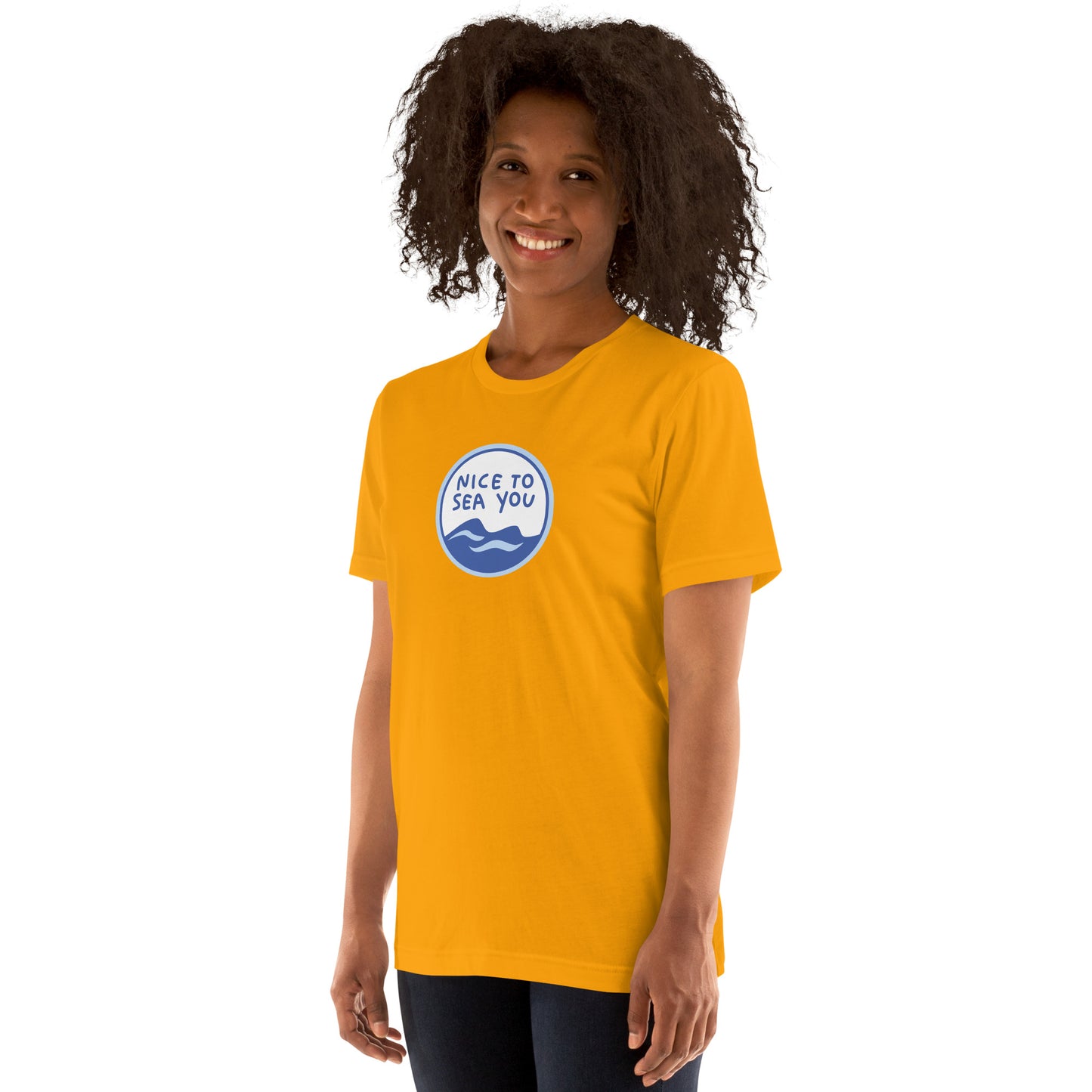 NICE TO SEA YOU: Premium Unisex t-shirt by Gills & Water