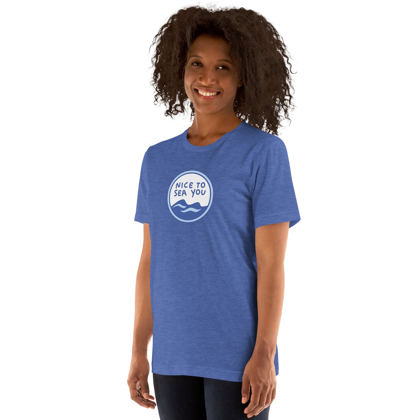 NICE TO SEA YOU: Premium Unisex t-shirt by Gills & Water