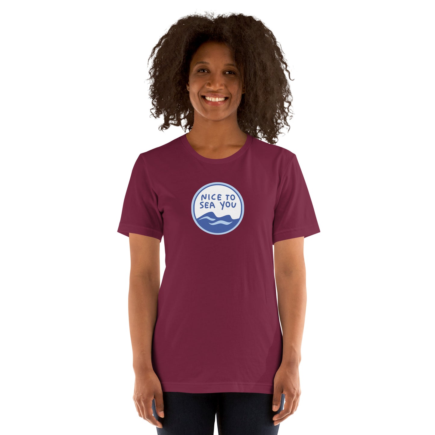 NICE TO SEA YOU: Premium Unisex t-shirt by Gills & Water