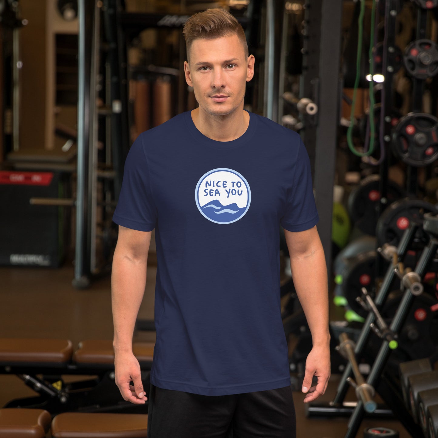 NICE TO SEA YOU: Premium Unisex t-shirt by Gills & Water