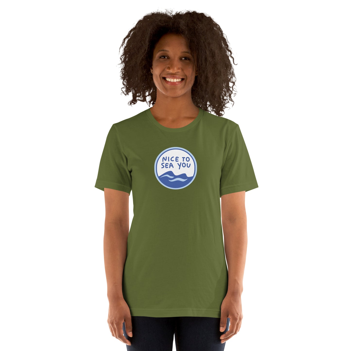 NICE TO SEA YOU: Premium Unisex t-shirt by Gills & Water