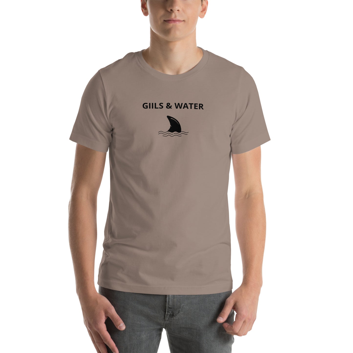 Shark Fin: Premium Unisex t-shirt by Gills & Water