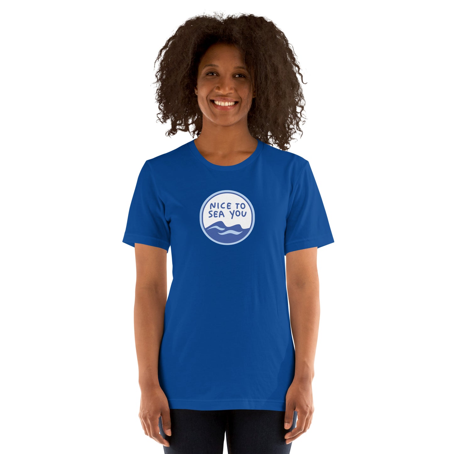 NICE TO SEA YOU: Premium Unisex t-shirt by Gills & Water