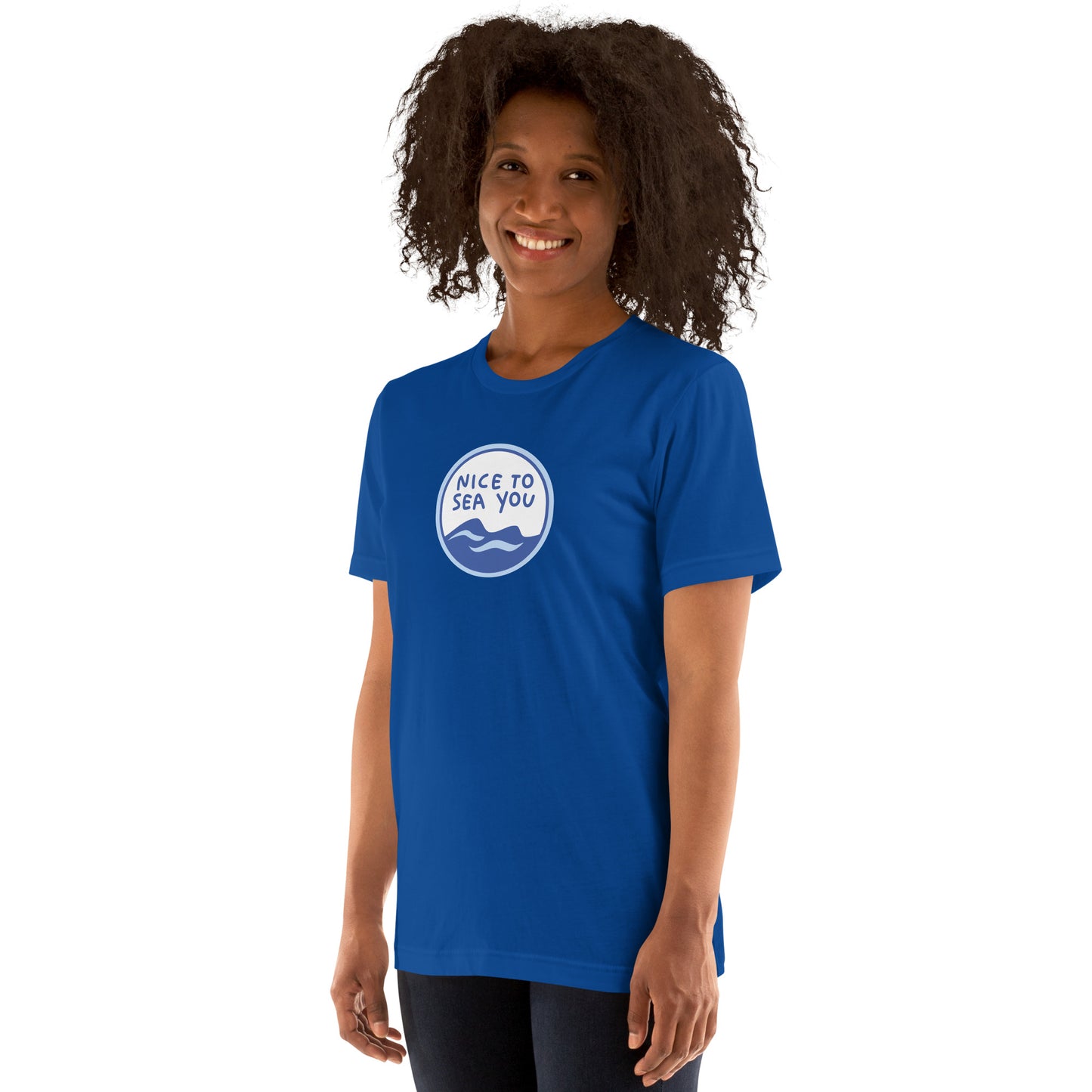 NICE TO SEA YOU: Premium Unisex t-shirt by Gills & Water